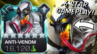 6 Star AntiVenom First Look Gameplay  RAMP UP TRUCK  Marvel Contest of Champions [upl. by Ecneret680]