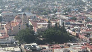 Hermosa vista del centro de Atlixco Puebla desde el Cerro de San Miguel ¿Ya lo visitaste [upl. by Aelsel]