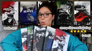 reading mafia romances for a week  nonspoiler reading vlog 📖 [upl. by Haek]