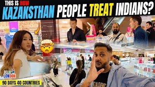 How Kazaksthan People Treat Indians   Exploring Almaty City  Ep  33 India To London Road Trip [upl. by Mathur]