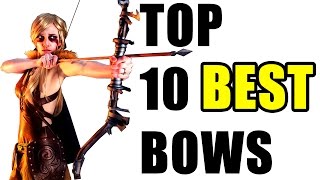 Skyrim Top 10 Bows Best Damage [upl. by Brine]