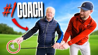 The Worlds BEST Golf COACH FIXES MY Swing  Live Lesson [upl. by Yntrok143]