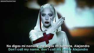 Lady Gaga  Alejandro  Lyrics  Español  Video Oficial [upl. by Naruq]