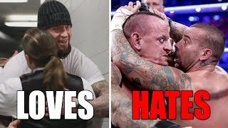 6 WWE Wrestlers The Undertaker Is Friends With amp 7 He HATES Enemies in Real Life [upl. by Joashus]