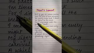 Neols Lament 💛 Lyrics viralsong shorts music handwriting edit [upl. by Atinad453]