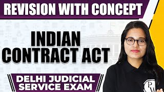 Indian Contract Act ICA  DJS Exam Revision  Delhi Judicial Service [upl. by Hanny]