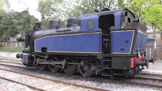 Cevennes Train a Vapeur Anduze France 2016 Henschel 080T 25724 [upl. by Eiclek]