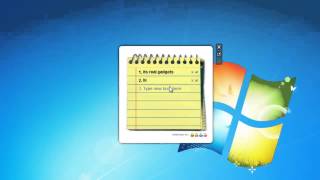 Todo Notes Widget for Windows 7 [upl. by Pepito]