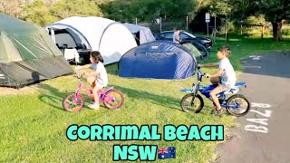 CORRIMAL BEACH TOURIST PARK FILKOR 🇵🇭🇰🇷🇦🇺FAMILY CAMPING [upl. by Aynotal]