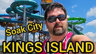 Soak City Water Park  Full Tour  Water Slides Wave Pools and Great Food Options  Mason Ohio [upl. by Anilahs]