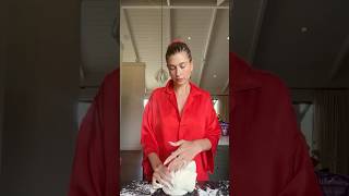 Cooking with hailey ♥️ Hailey bieber New viral video haileybeiber goviral fashion shortscooking [upl. by Ellevel393]