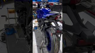 Racing blue R1💙🥰Yamaha R1 superbike🔥automobile yamahar1 superbike shortsviral trending ytshort [upl. by Graf]