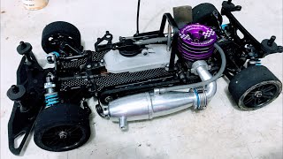 Mugen MTX5 Nitro Rc Car With A Novarossi Flash12PTA [upl. by Ennovahs]