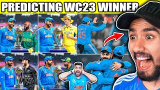 Ye TEAM Jeetegi WORLD CUP😱 WC 2023 Predictions ft Pahul Walia [upl. by Schiro]