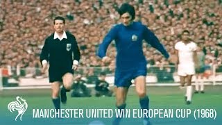 Manchester United Win European Cup vs SL Benfica 1968  British Pathé [upl. by Stewart676]