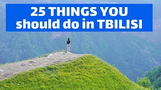 25 Things to do in TBILISI GEORGIA  Tbilisi Travel Guide [upl. by Scharaga]