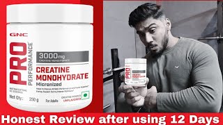 GNC PRO Performance Creatine Monohydrate  Honest Review after using 12 Days [upl. by Filberte244]