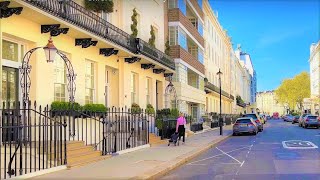 Knightsbridge London Walking Tour Wealthy Kinghtsbridge Brompton Road to Hyde Park London Walk4K [upl. by Yemorej]