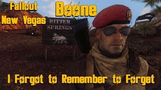 Boone  I Forgot To Remember To Forget  Fallout New Vegas [upl. by Haroldson]