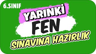 YARINKİ FEN SINAVINDA ÇIKAR ✍🏻 6 SINIF [upl. by Nyleimaj]