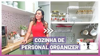 TOUR completo da minha COZINHA Organização de todos os armários gavetas e a Decoração✨ [upl. by Aynor]