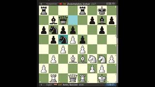 GM Bassem Amin Egypt vs IM Erzhan ZhakshylykovKyrgyzstan at 2024 Chess Olympiad Bd 1 subscribe [upl. by Jedd]