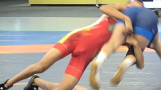 Wrestling  Ringen BrandenburgCup 2024 Freestyle Jugend A U17 51 kg Borak  Schachl [upl. by Stortz863]