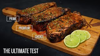 Sous Vide STEAK EXPERIMENT  PRIME vs Premium vs Choice [upl. by Corly984]