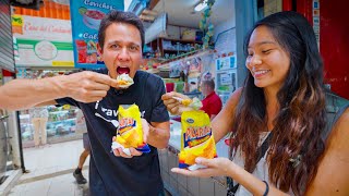 First Time in Costa Rica 🇨🇷 COSTA RICAN STREET FOOD Tour in San Jose [upl. by Mcfadden]