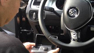 How to access the dashboard fuse box in a Volkswagen Golf MK VII [upl. by Imre]