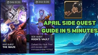 April Side Quest Guide In 5 Minutes  How To Play April Side Quest [upl. by Anemij]