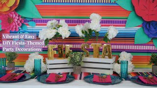 Vibrant amp Easy DIY FiestaThemed Party Decorations  How To  eFavormartcom [upl. by Gleason]