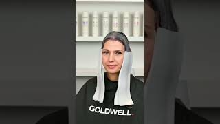 Natural Grey Hair Beautification Service  shorts  Goldwell Education Plus [upl. by Aelsel]