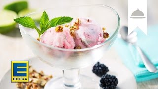 ChampagnerSorbet selber machen  Mit Brombeeren  EDEKA [upl. by Ruffin145]