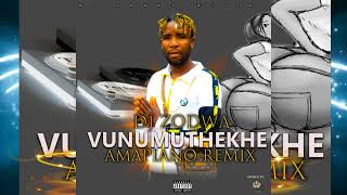 Dj Zodwa  vunu muthekhe piano remix [upl. by Eentruok]