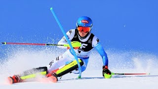 Mikaela SHIFFRIN  Slalom Run 2  Courchevel Meribel FRA  2023  2nd Place [upl. by Lyret]