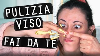 PULIZIA del VISO FATTA IN CASA FAI DA TE in 6 step 🧼🧴🧖‍♀️ [upl. by Christabella]