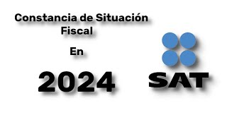 Constancia de situación fiscal sin contraseña en 2024 [upl. by Penelope724]