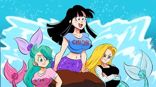 Dragon Ball Mermaid Z DBZ Comic Dub [upl. by Sheppard]