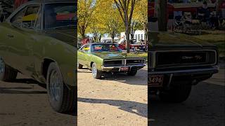 1969 Dodge Charger RT Classic Car Drive By Engine Sound Packard Proving Grounds Fall 2024 [upl. by Ailecra]