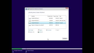 Windows 10 y 11 desde cero Crear dos particiones antes de instalar [upl. by Aufmann]