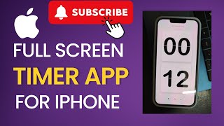 FULL SCREEN STOP WATCHDATE APPLICATION FOR IPHONE youtube youtuber youtubers youtubevideo [upl. by Paola]