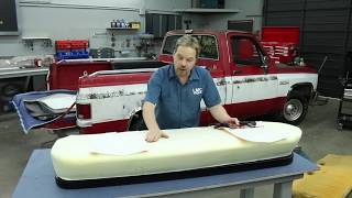 How to Install a Seat Upholstery Kit  Kevin Tetz with LMC Truck [upl. by Ahseiat]