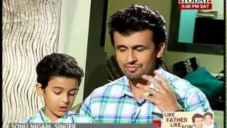 Like Father like son Sonu Nigam amp Nevaan Nigam [upl. by Norse]