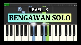 nada piano bengawan solo ciptaan gesang  lagu wajib nasional  tutorial level 3 [upl. by Eilsil775]