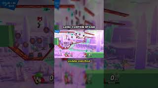 SSBU  Luigi Wins By Doing Absolutely Nothing Pt3 Custom Stage smashultimate ssbu shorts [upl. by Roman]