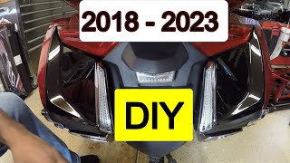 Honda Goldwing Rear Saddlebag Panel Removal [upl. by Cloris]