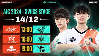 ANK vs HD  TDT vs SH  ONE vs FPT  SWISS STAGE  AIC 2024  NGÀY 1412 [upl. by Zarger46]