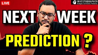 🔴NEXT WEEK PREDICTION   Nifty Prediction  Crypto Bitcoin Prediction  Investographer [upl. by Ane]