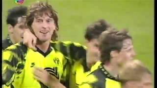 B Dortmund vs Roma 1931993 HL [upl. by Robenia368]